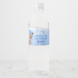 Baby Es ist Cold Snowflake Blue Ethnic Boy Dusche