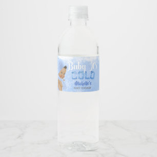 Baby Es ist Cold Snowflake Blue Ethnic Boy Dusche