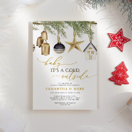 Baby es ist eine kalte Outside Winter Baby Dusche Einladung