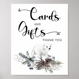 Baby es ist kalt außerhalb Winterkarten und Gesche Poster