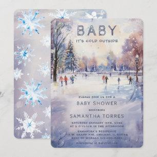 Baby, es ist kalt draußen Baby Shower Einladung