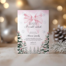 Baby, es ist kalt draußen, Baby Shower, Weihnachts