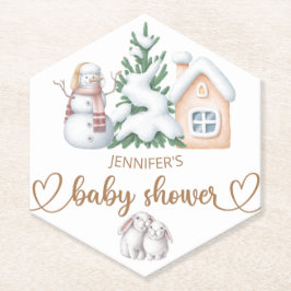 Baby es ist kalt draußen Babydusche Untersetzer