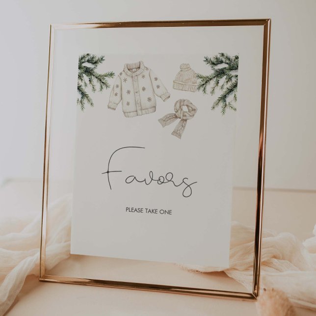 Baby Es ist kalt draußen Babyduschfavors Poster (Von Creator hochgeladen)