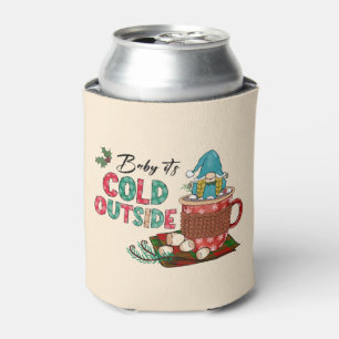 Baby Es ist kalt draußen   Christmas Gnome Dosenkühler