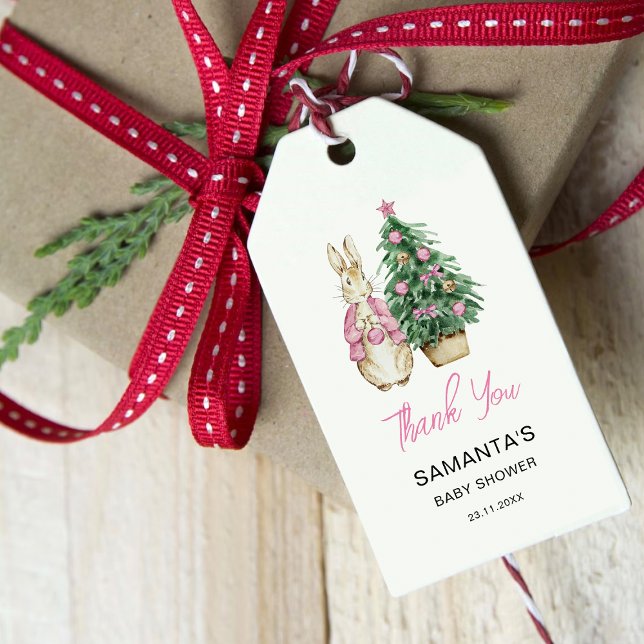 Baby es ist kalt draußen Danke Geschenkanhänger (Von Creator hochgeladen)