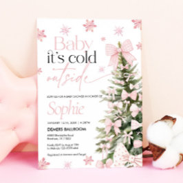 Baby es ist kalt draußen Einladung, Babydusche Einladung