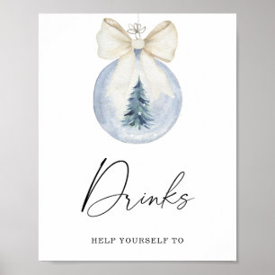 Baby es ist kalt draußen Getränke Poster