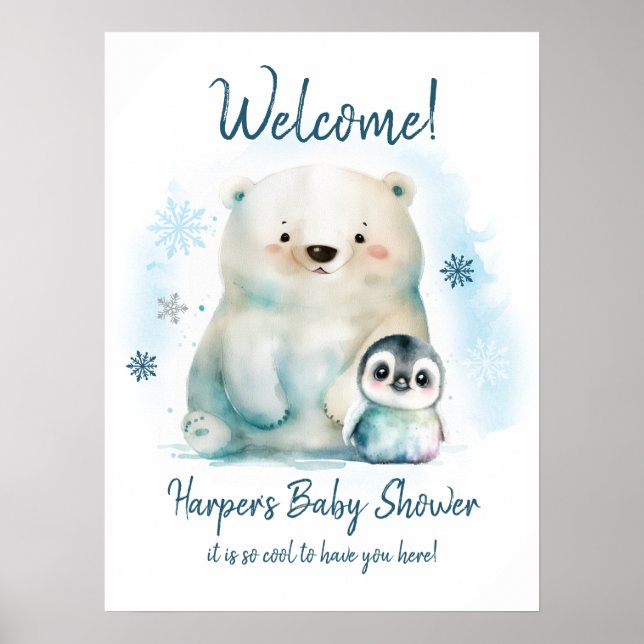 Baby Es ist kalt draußen Poster (Vorne)