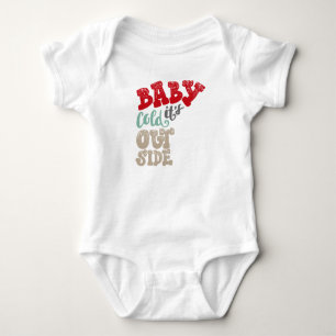 Baby es ist kalt draußen strampler