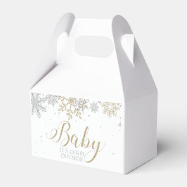 Baby Es ist kalt draußen Winter Baby Dusche Geschenkschachtel