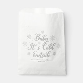 Baby Es ist kalt draußen Winter Baby Dusche Geschenktütchen