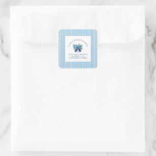 Baby Es ist kalt draußen Winter Baby Dusche Quadratischer Aufkleber