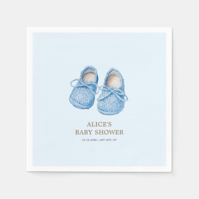 Baby es ist kalt draußen Winter Baby Dusche Serviette (Vorderseite)