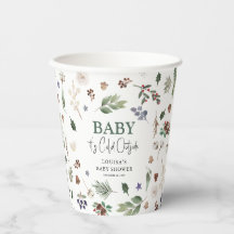 Baby Es ist kalt draußen Winter Foliage Babydusche
