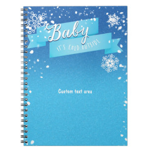 Baby, es ist kalt draußen Winter Journal Notizbuch Notizblock