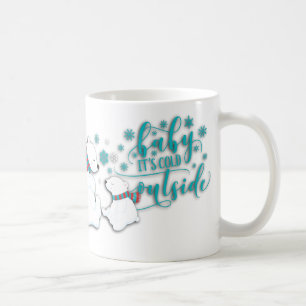 Baby, es ist kalt Eisbären Kaffeetasse
