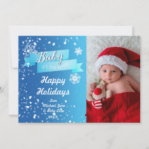 Baby es ist kalt Outside Holiday Weihnachten Foto