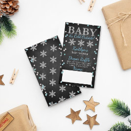 Baby Es ist kalte Outside Boys Winter Baby Dusche Begleitkarte