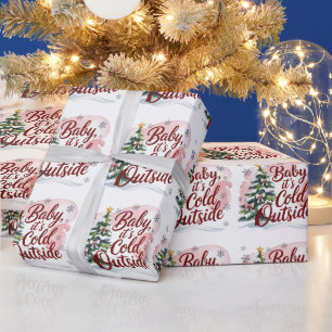 Baby, es ist kalte Outside Winter Baby Dusche Geschenkpapier