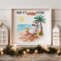 Baby, es ist warm draußen Tropisches Weihnachten S