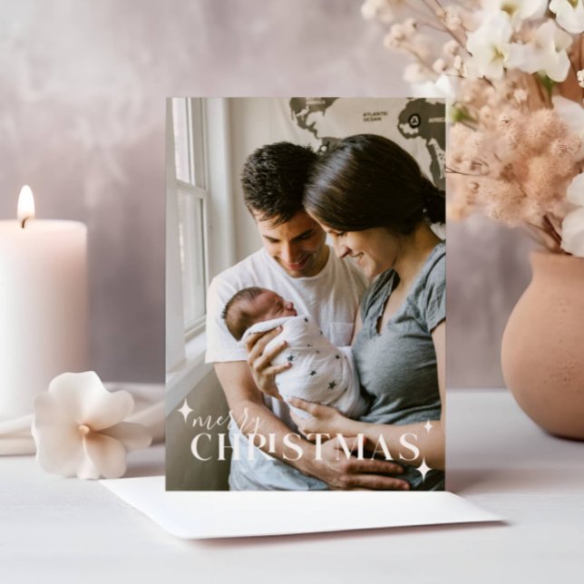 Baby Faire-part Christmas Photo Holiday Card (Créateur téléchargé)