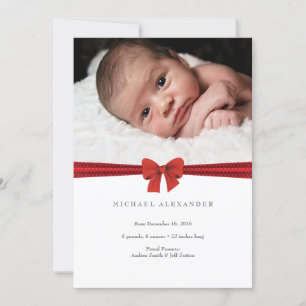 Baby faire-part ı Carte photo