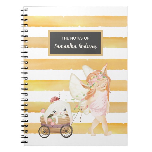 Baby Fairy and Bunny Magazine Notizblock (Vorderseite)