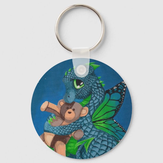Baby Fairy Dragon Schlüsselanhänger (Vorderseite)