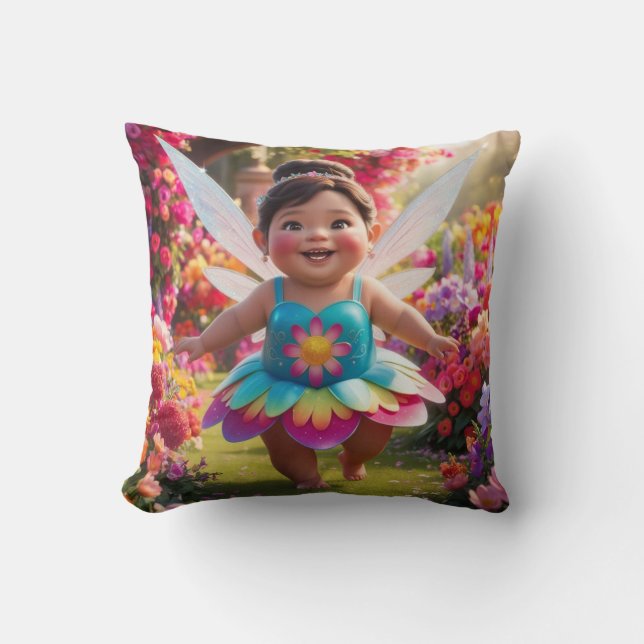 Baby Fairy Giggles Kissen (Vorderseite)