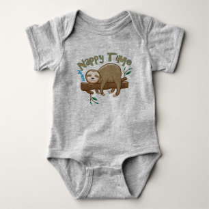 Baby Faultier Schlafenszeit! Strampler