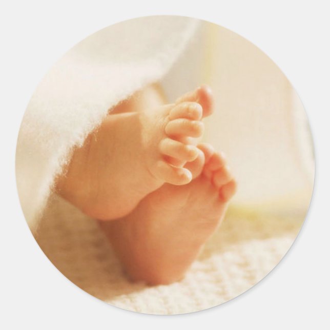 Baby Feet Aufkleber (Vorderseite)