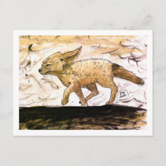 Baby Fennec Fox Postcard Postkarte