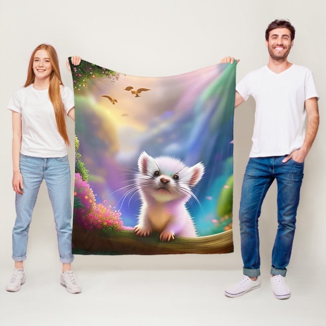 Baby Ferret Fleecedecke (Beispiel)