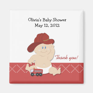 BABY-FEUERWEHRMANN Babyparty-Bevorzugungs-Magnet Magnet