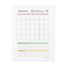 Baby First 100 food - Baby Food Log von Margo