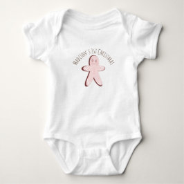 Baby First Christmas Gingerbrot Holiday Festive Strampler