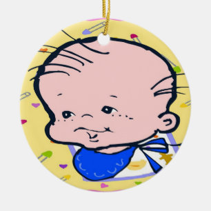 Baby First Christmas Keramik Ornament