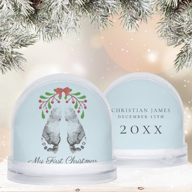 Baby First Christmas Photo Snow Globe (Créateur téléchargé)