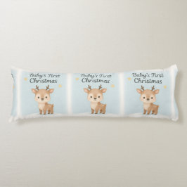 Baby first christmas reindeer cozy nursery seitenschläferkissen