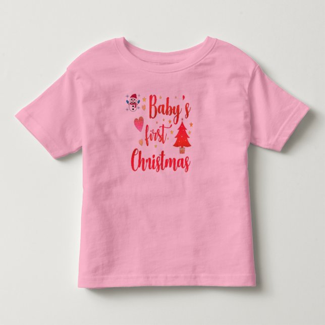 Baby First Cristmas T - Shirt (Vorderseite)