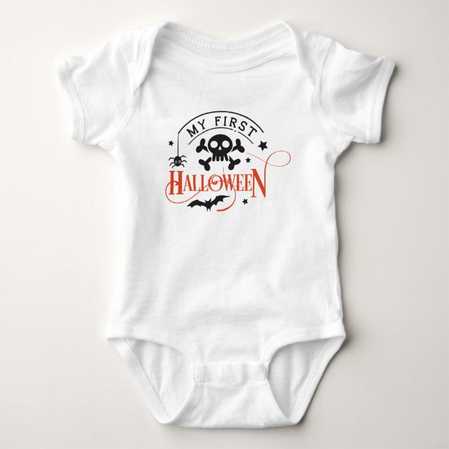 Baby First Halloween Strampler (Vorderseite)