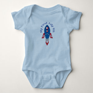 Baby First July 4. One Stück Strampler