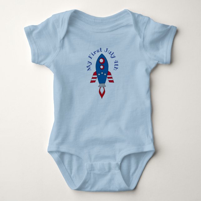 Baby First July 4. One Stück Strampler (Vorderseite)