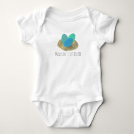 Baby First Oaster Wasserfarbe Eier Baby Bodysuit Strampler