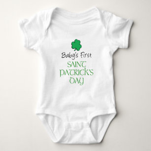 Baby First St Patricks Day Baby Strampler