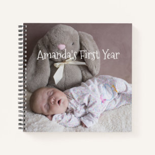 Baby First Year Foto Journal Notizbuch