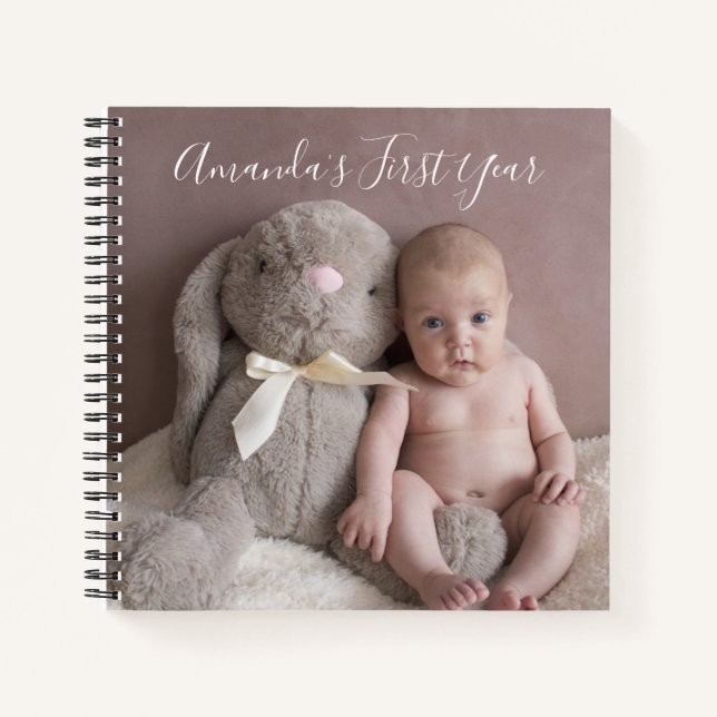 Baby First Year Journal Notizbuch (Vorderseite)