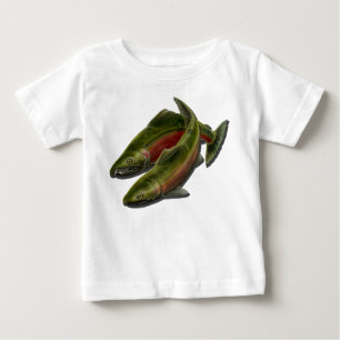 Baby Fisherman Shirt Baby Salmon Fish Strampler