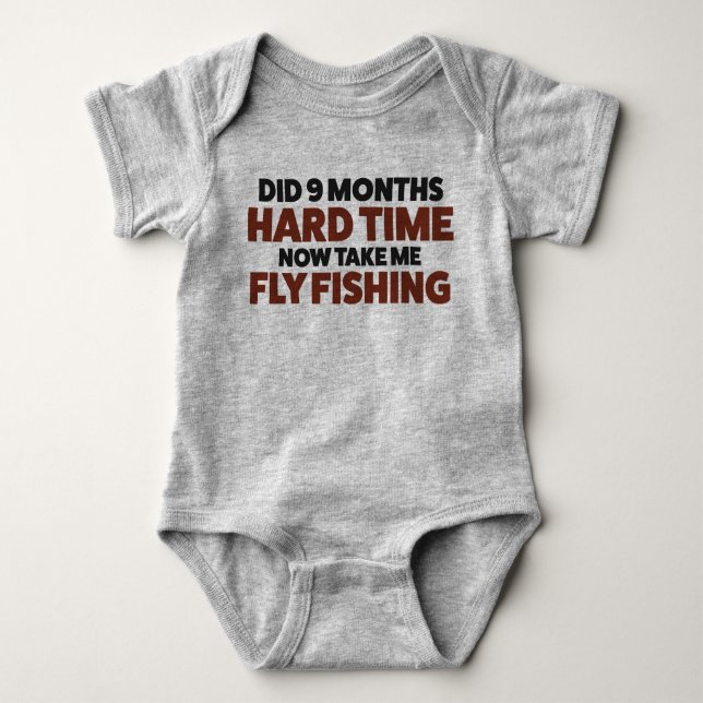 Baby Fishing Jersey Bodysuit Shirt (Vorderseite)